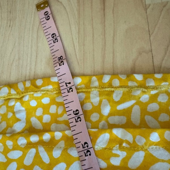 SIKA ANTHROPOLOGIE Marigold Ruffled Maxi Dress Spot Size 8P - Picture 11 of 11